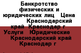 Банкротство физических и юридических лиц › Цена ­ 1 000 - Краснодарский край, Краснодар г. Услуги » Юридические   . Краснодарский край,Краснодар г.